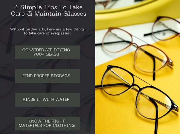 Optical Glasses – 4 Simple Tips to Take Care & Maintain Glasses